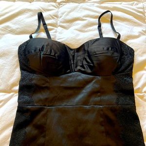 Guess Size 3 Black Knee Length Black Lace Dress